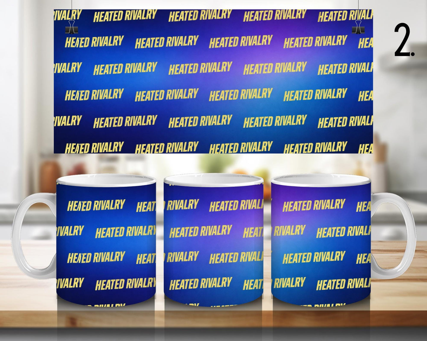 Kubek ceramiczny Gorąca rywalizacja / Heated Rivalry – romans sportowy, hokej