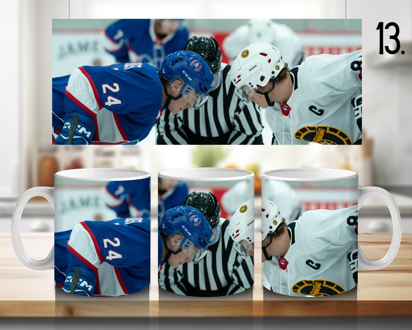 Ceramic mug Heated Rivalry - sports romance, hockey
