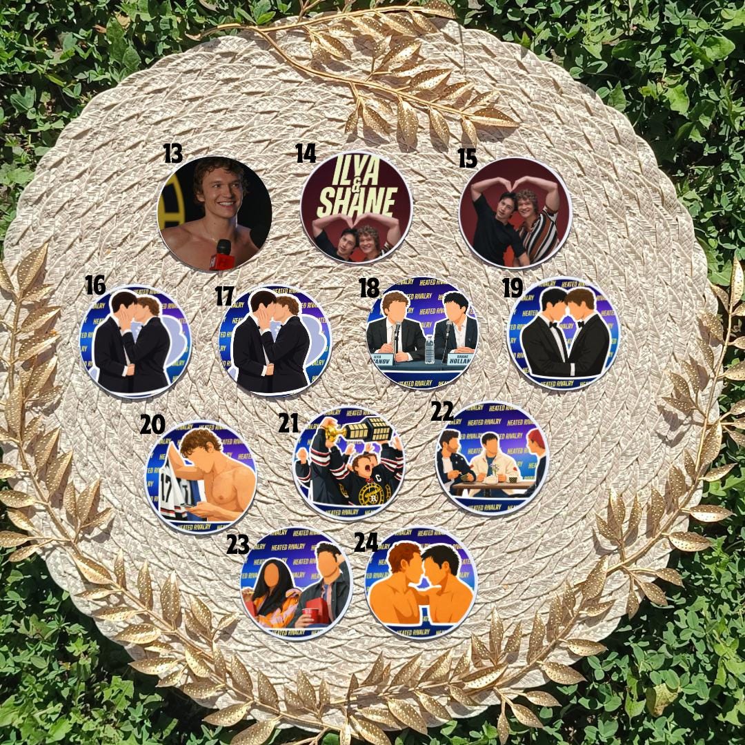 Heated Rivalry Accessories – Hockey Romance, Shane Hollander, Ilya Rozanov