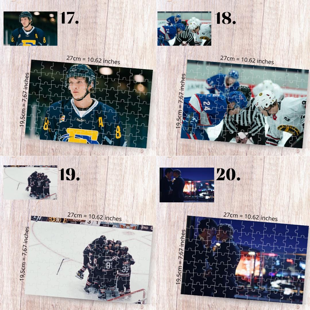 Puzzle Heated Rivalry – sports romance, hockey