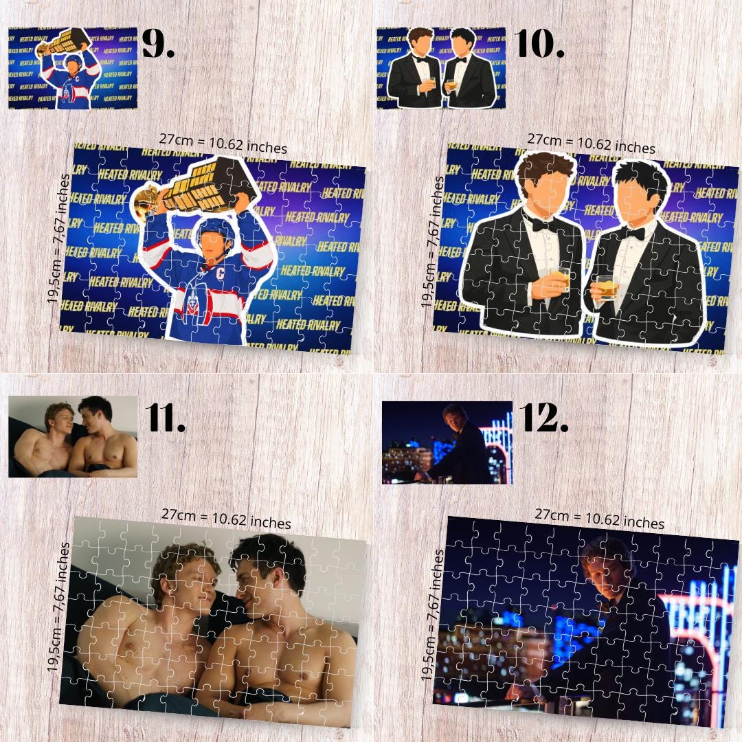 Puzzle Heated Rivalry – sports romance, hockey