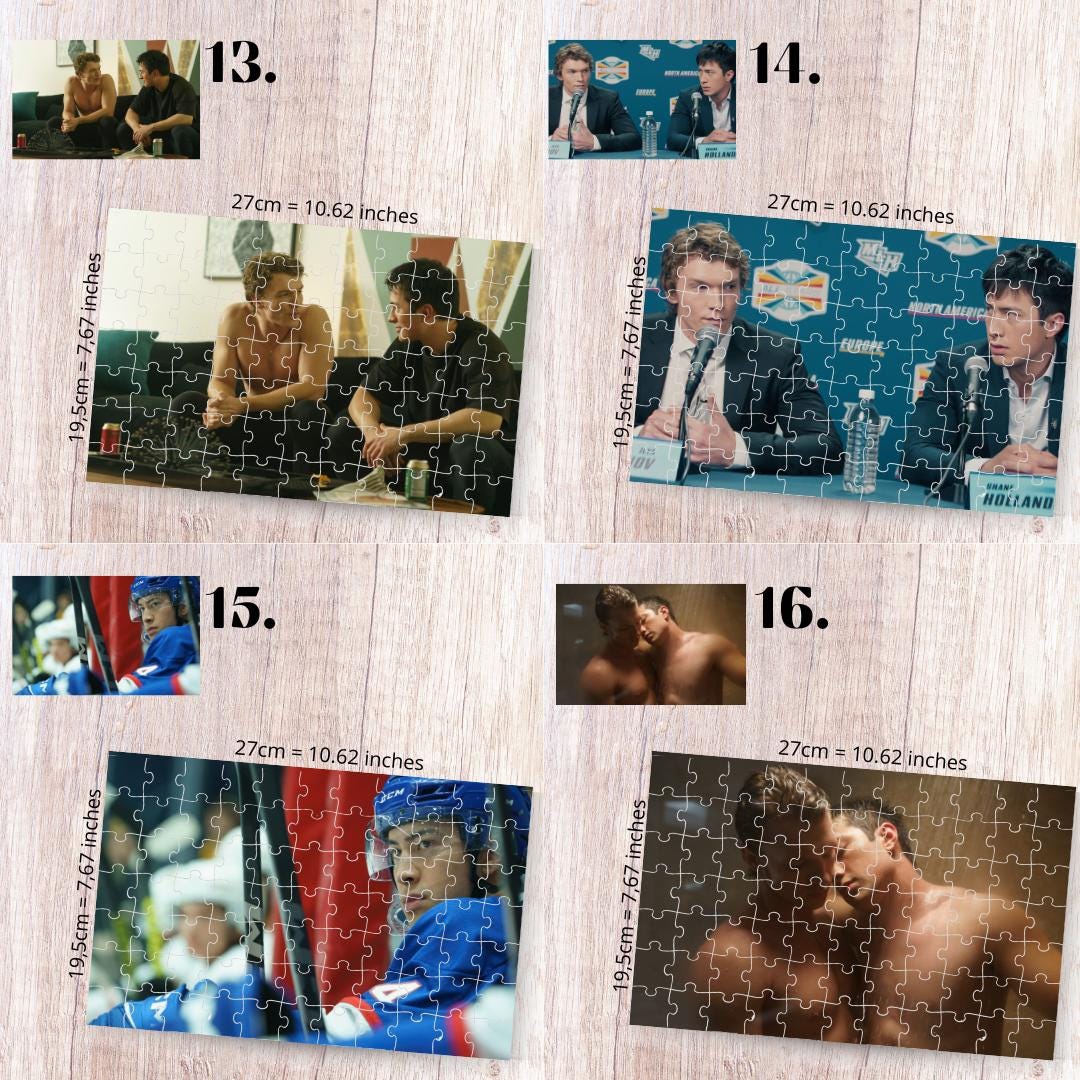 Puzzle Heated Rivalry – sports romance, hockey