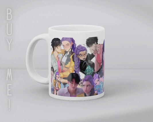 Kpop Demon Hunters | 100% CERAMIC MUG, 11Oz = 330ml