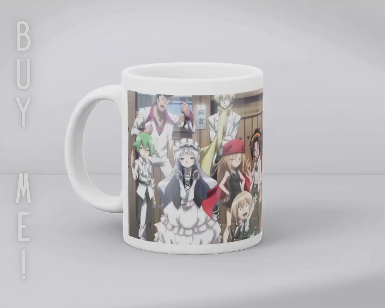 Shaman King, Asakura Yoh, Asakura Anna, Usui Horokeu, Tao Ren, Tao Jeanne, Amidamaru, Manta Oyamada | 100% CERAMIC MUG, 11Oz = 330ml
