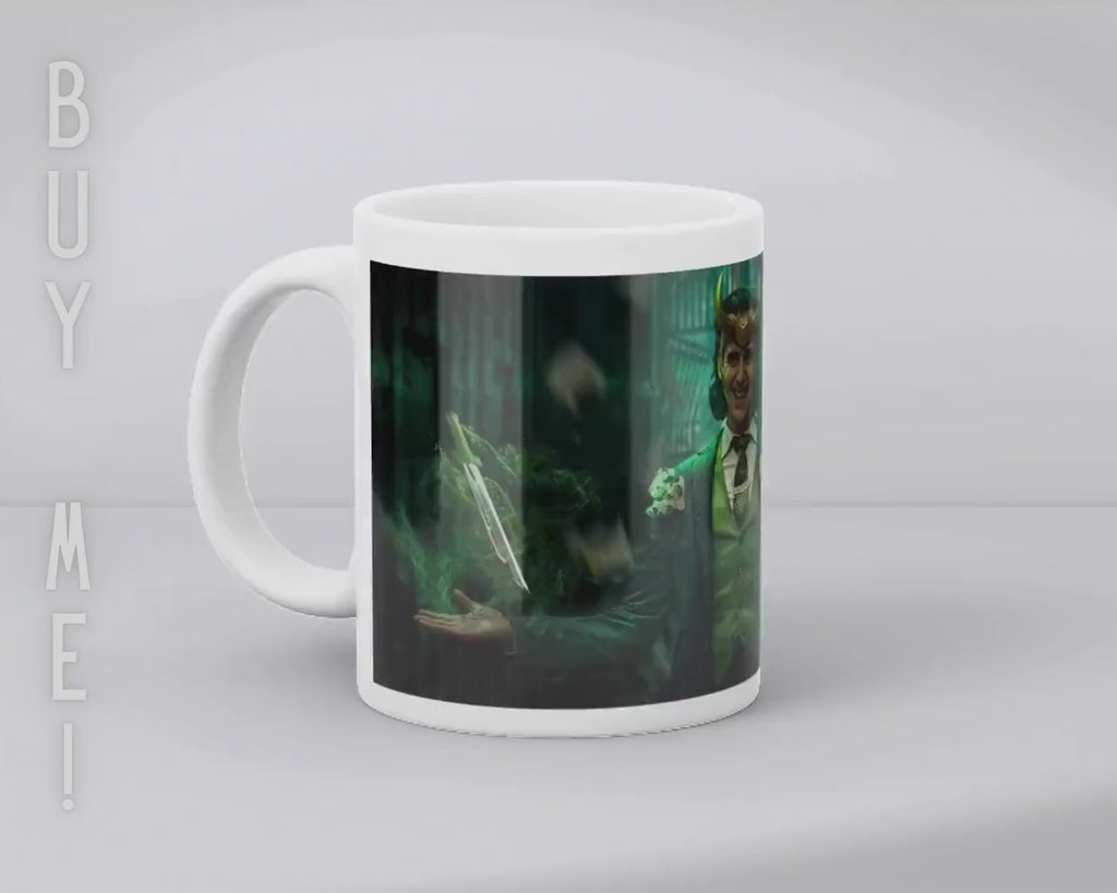 Loki, Marvel | 100% CERAMIC MUG, 11Oz = 330ml