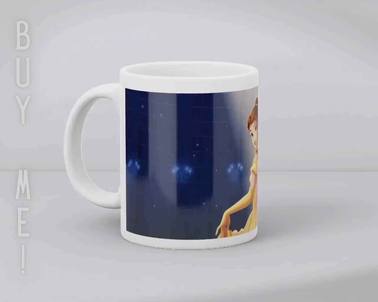 Belle, Beauty Beast, Princess, Beauty and the Beast, Princess Party, Disney | 100% CERAMIC MUG, 11Oz = 330ml