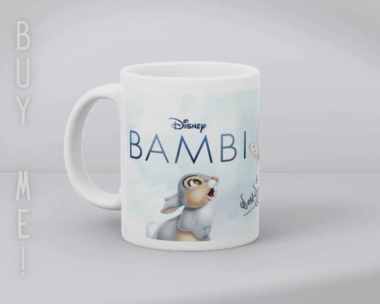 Bambi, Cartoon Bambi, Disney | 100% CERAMIC MUG, 11Oz = 330ml