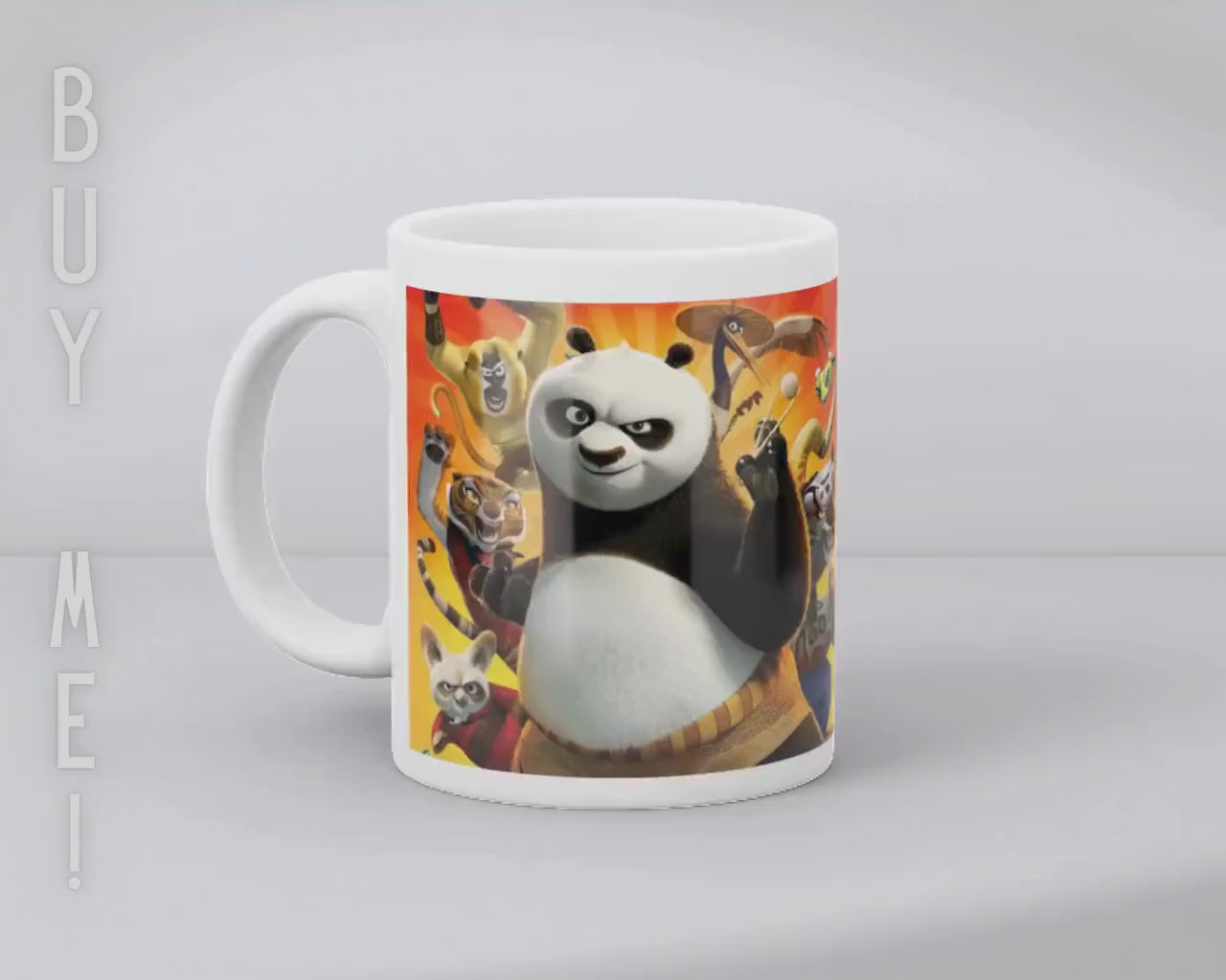 Kung fu panda, Poo, Disney Pack, Shifu, Tai Lung | 100% CERAMIC MUG, 11Oz = 330ml