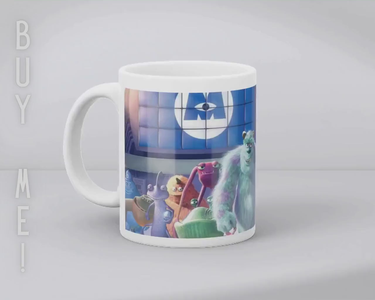Monsters, Inc. Disney Pack, Mike, Sulivan | 100% CERAMIC MUG, 11Oz = 330ml