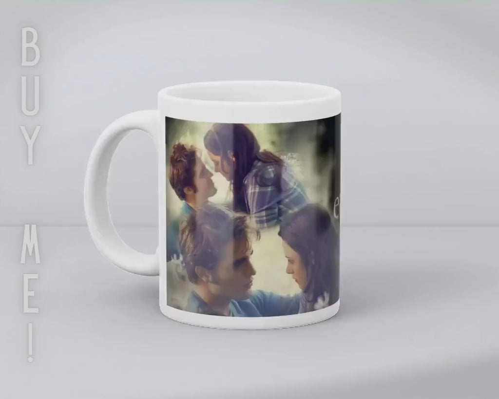 Twilight , Bella Swan, Edward Cullen, Jacob Black, Jasper Hale, Emmett Cullen, Esme, Rosalie Hale, Alice | 100% CERAMIC MUG, 11Oz = 330ml