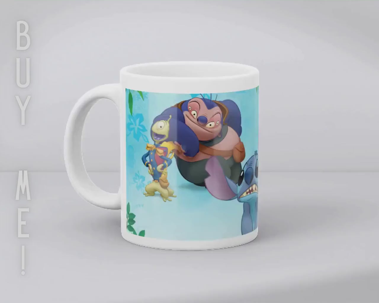 Lilo and Stitch, Disney Pack, Ohana, Lilo Pelekai, Pleakley, Jumba Jookiba, Captain Gantu, Experiments | 100% CERAMIC MUG, 11Oz = 330ml
