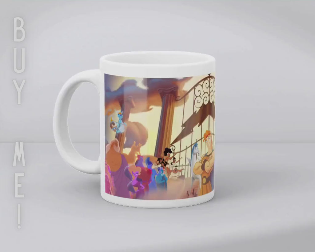Hercules, Disney Pack, Hades, Megara, Herculesprima, Mofa, Zeus, Herculesdisney | 100% CERAMIC MUG, 11Oz = 330ml