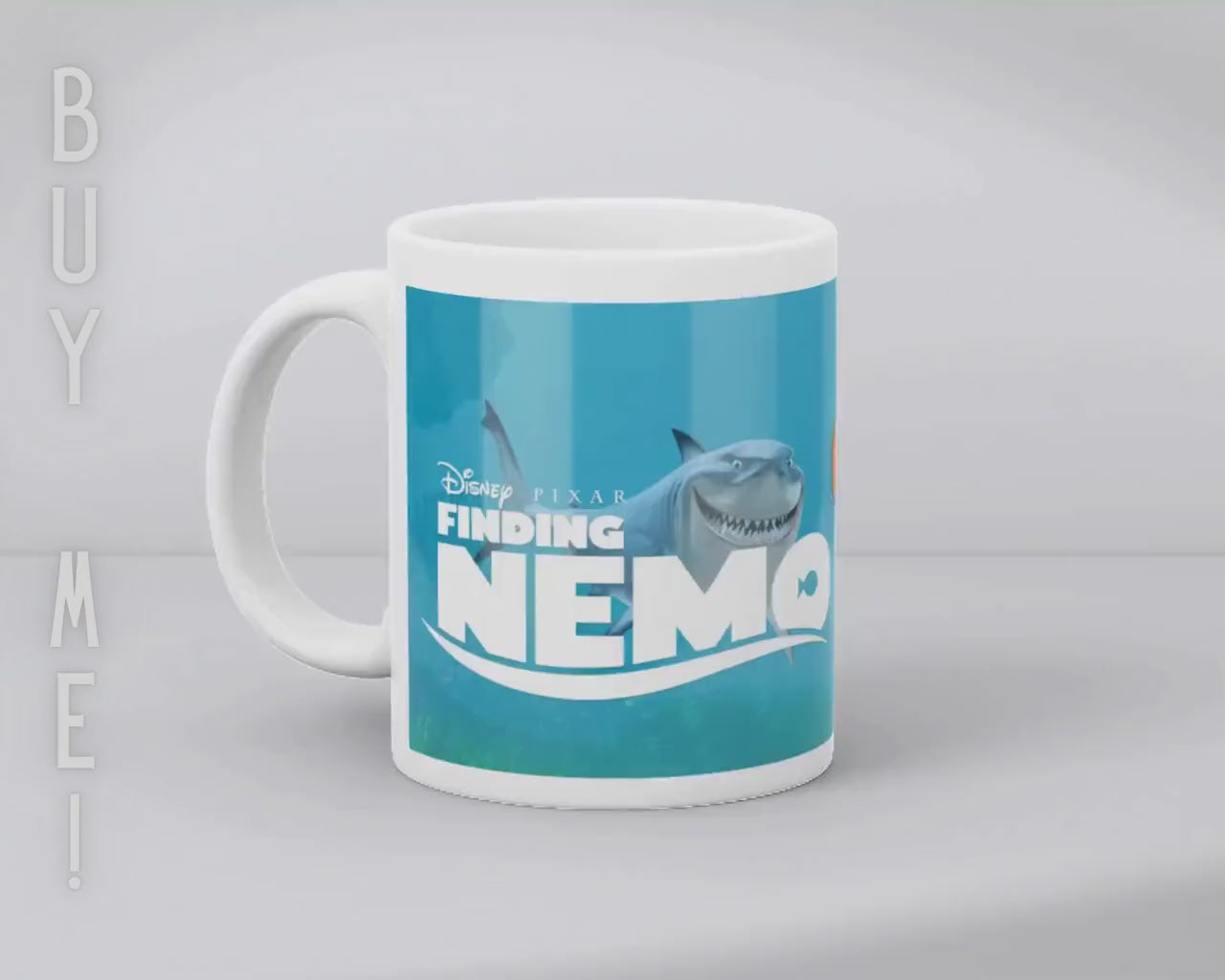 Finding Nemo Sticker, Nemo, Dory, Movie Disney, Animation, Disney Stickers | 100% CERAMIC MUG, 11Oz = 330ml