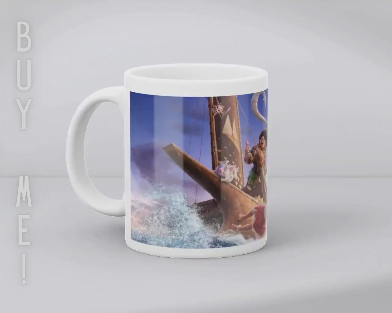 Moana, Maui, Disney Pack   | 100% CERAMIC MUG, 11Oz = 330ml