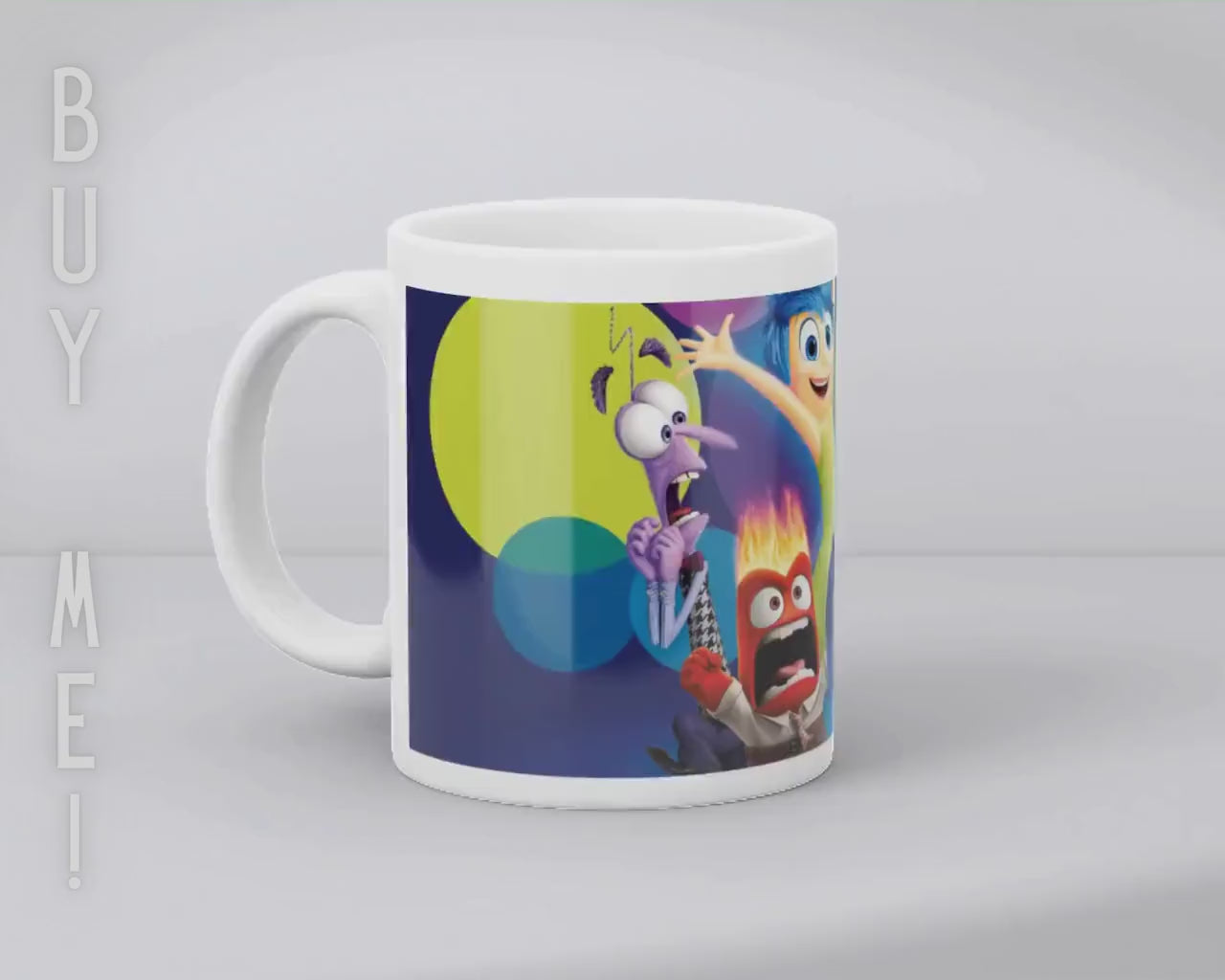 Inside Out, Disney Pack  | 100% CERAMIC MUG, 11Oz = 330ml