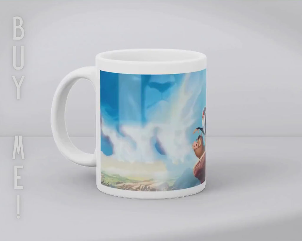 Lion King, Disney Pack, Simba, Nala, Kovu, Timon, Pumpa, Kiara | 100% CERAMIC MUG, 11Oz = 330ml