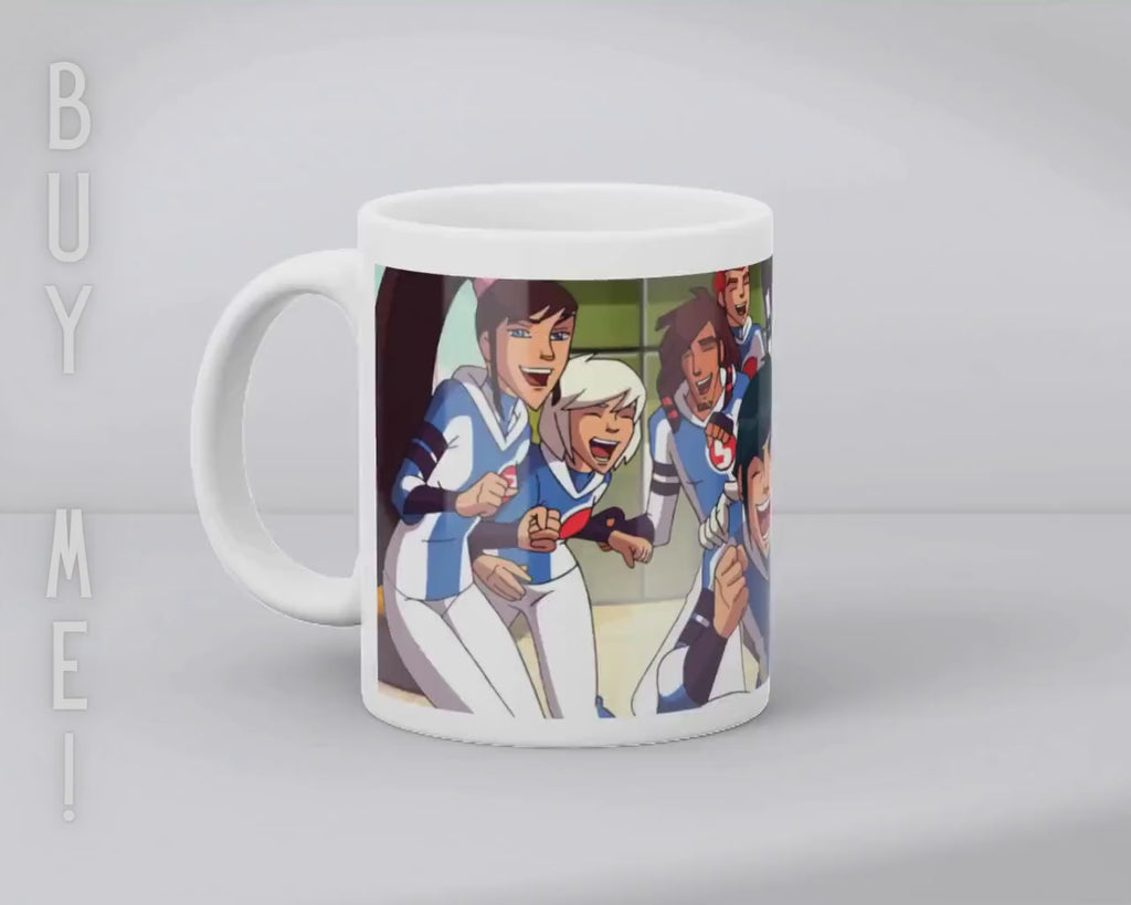 Galactik Football, D'Jok, Aarch, Ahito, Micro-Ice, Rocket, Tia, Thran, Mei, Snow Kids, Paradisian, Akillians  100% CERAMIC MUG, 11Oz = 330ml