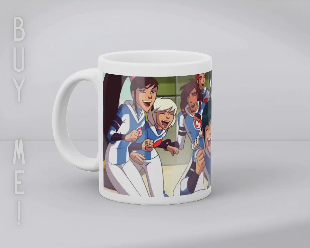 Galactik Football, D'Jok, Aarch, Ahito, Micro-Ice, Rocket, Tia, Thran, Mei, Snow Kids, Paradisian, Akillians  100% CERAMIC MUG, 11Oz = 330ml