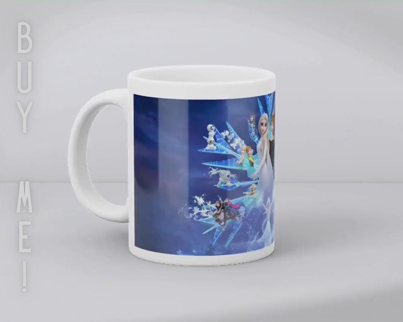 Frozen, Disney Pack, Olaf, Anna, Elsa, Swen, Arendalle  | 100% CERAMIC MUG, 11Oz = 330ml